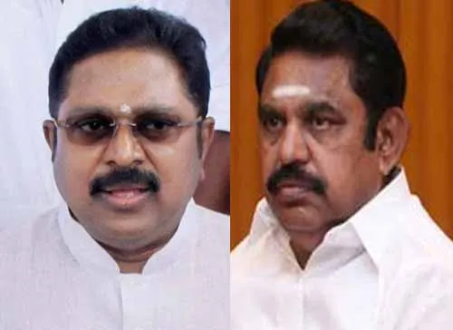 edappadi palanisamy T. T. V. Dhinakaran